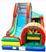 Single Lane Obstacle Course w. Slide Single Lane Obstacle Course w. Slide